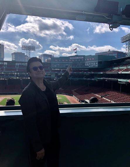 Steve at Fenway Park